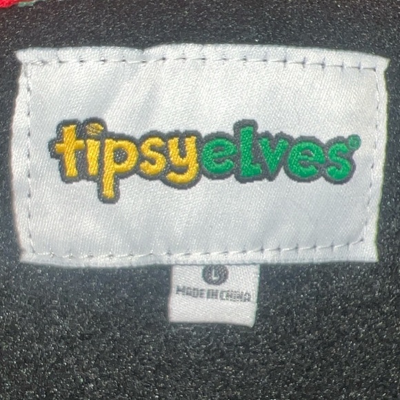 Tipsy Elves CHRISTMAS TREE BALL VELCRO TOSS GAME JUMPSUIT/ONESIE | NEW/NWOT🎄🎄 - Picture 13 of 16